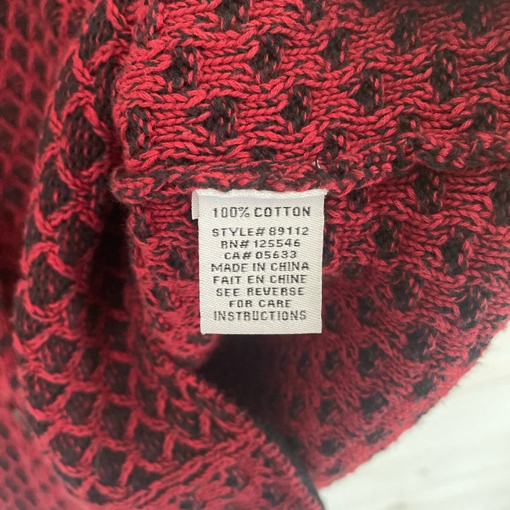Habitat sleeveless cardigan long sweater vest 100% cotton women s Art to wear S - Picture 10 of 12